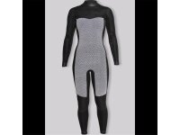 SISSTR Evolution 7 SEAS 5.4mm Eco Wetsuit Chest Zip Neoprene Fullsuit black size 2