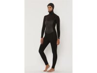 SISSTR Evolution 7 SEAS 5.4mm Eco Wetsuit Chest Zip neoprene hooded for woman Fullsuit black size 6