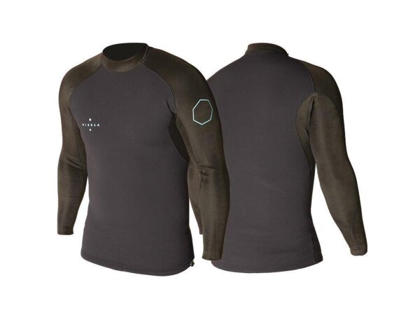 VISSLA 1mm High Seas Neopren Jacke Oberteil phantom 2  langarm