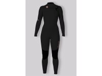 SISSTR Evolution Seven Seas 4.3mm neoprene wetsuit chest zip women black size 14