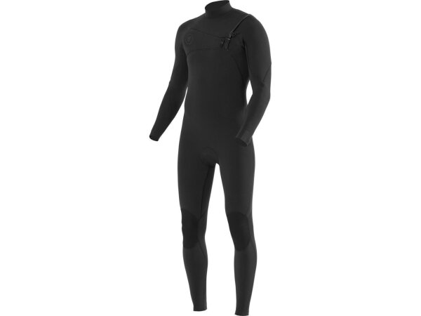 VISSLA Seven Seas 4.3mm neoprene wetsuit fullsuit with chest Zip black size MS