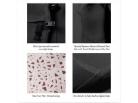 VISSLA Seven Seas 3.2mm neoprene wetsuit fullsuit with chest Zip black size M