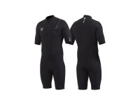 VISSLA Eco 7 Seas 2mm Spring Suit Neopren Shorty schwarz Chest Zip Größe S