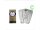 Surfganic Premium Eco Deck Grip Traction Pad dreiteilig weiß