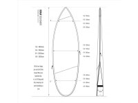 ROAM Boardbag Surfboard Tech Bag Shortboard 6.8