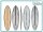 Surfboard TORQ ACT Prepreg BigBoy23 7.2 bamboo
