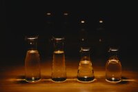 SONNENGLAS® Lyskaraffel 1000ml 1000ml-C1-klart-Kork låg