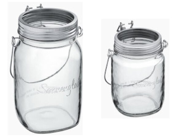 Glaslanterne med Ledningssæt Sonnenglas – Reservedelsglas 250ml